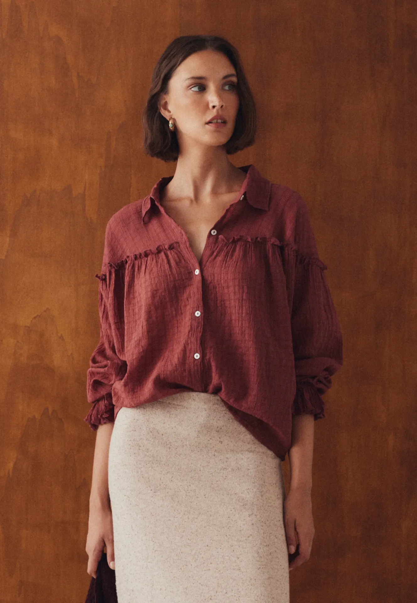 BLUSA FRUNCES