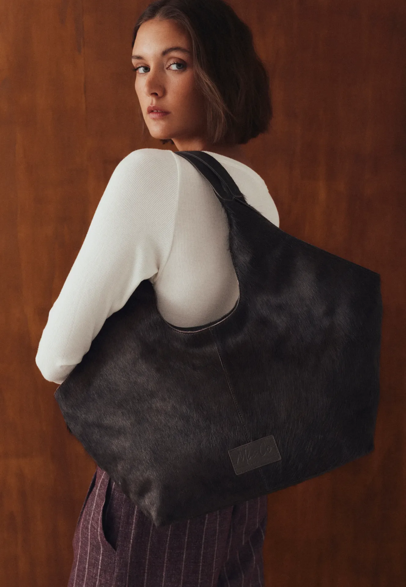 [1A6971LUCA26W2-5MA] SHOPPING BAG PELO