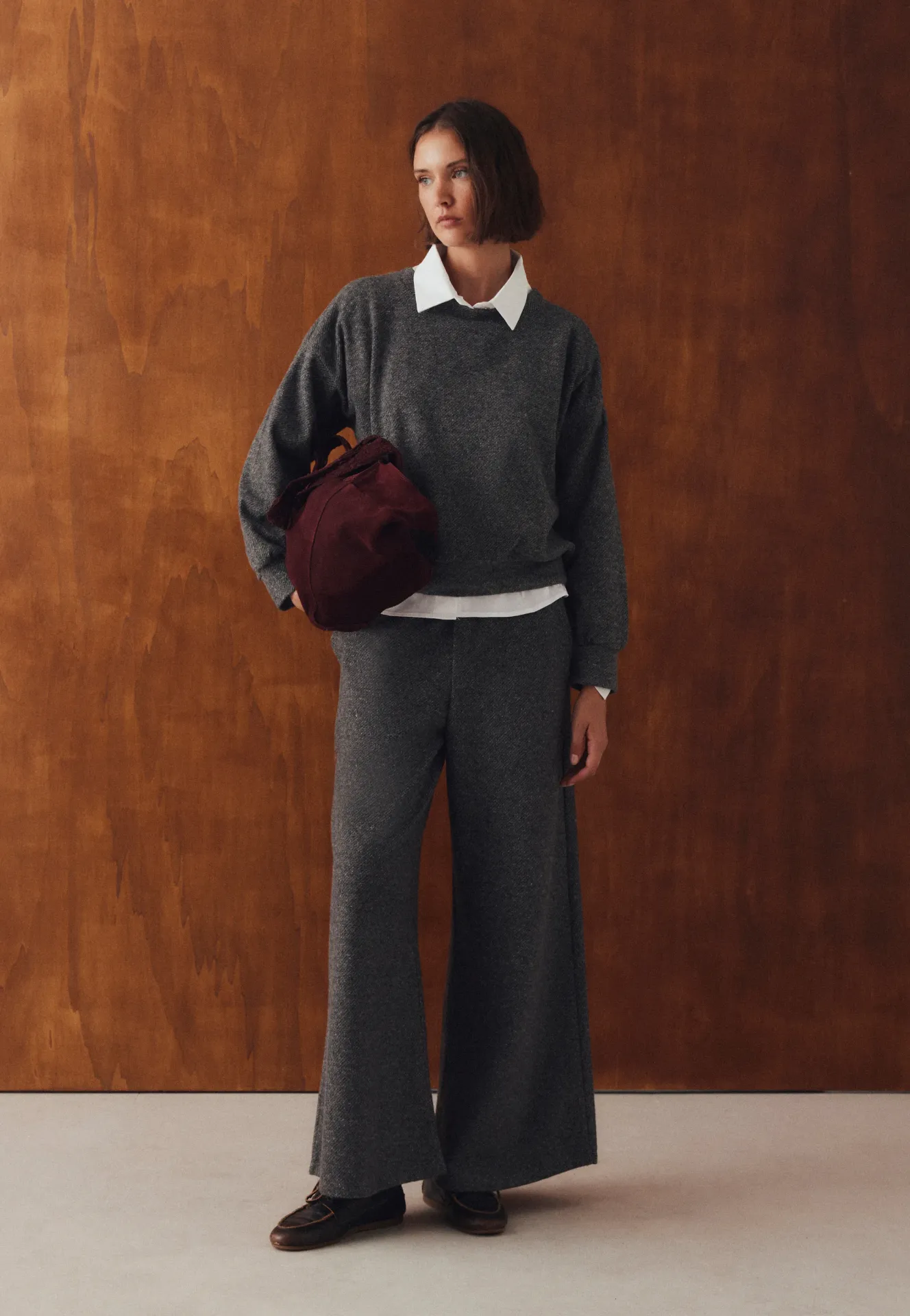 [1P6865CIVITA26W36/XSNE] PANTALON ANCHO (XS/36, NEGRO)