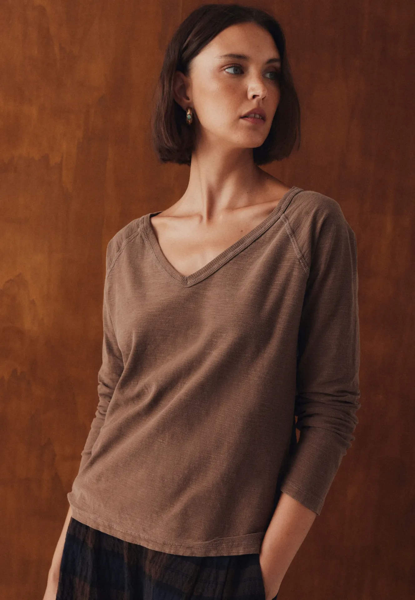 CAMISETA M/LARGA C/PICO FLAME
